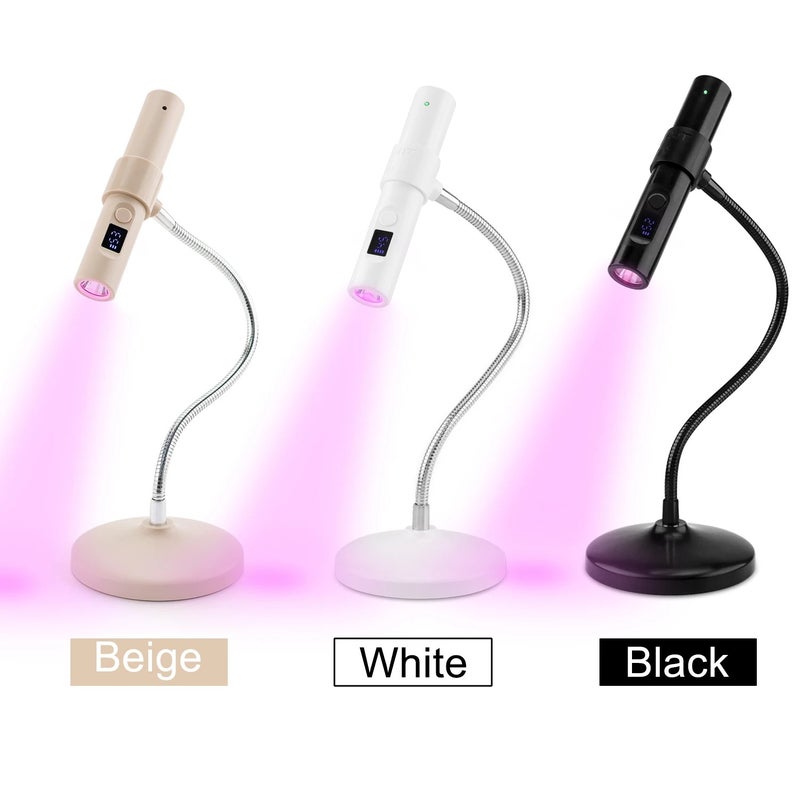 Bluejw Portable Mini UV LED Nail Lamp - Handheld Flashlight Pen for Gel Nail Polish Curing - Professional USB Nail Dryer Manicure Tool - Image 4